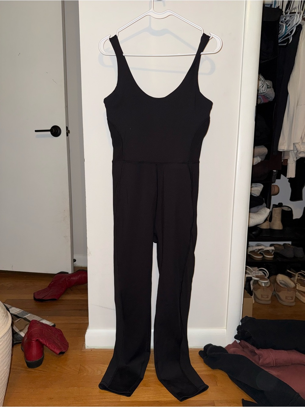 Women's Black Workout Jumpsuit